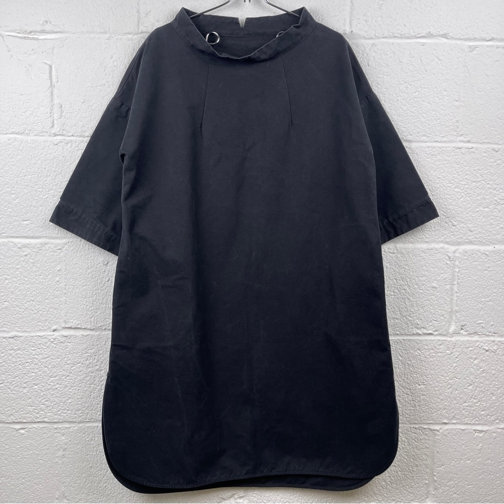 Studio Nicholson Black Capponi Cotton Dress Size 8